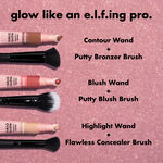 ELF HALO GLOW BLUSH BEAUTY WAND  Shade  Candlelit - Light Peach for Fair/Medium