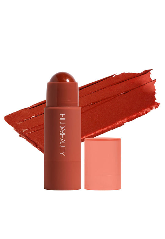 Huda Beauty Cheeky Tint Blush Stick-Rebel Red