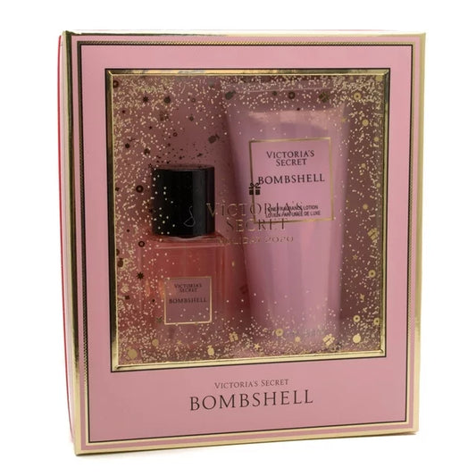 Victoria's Secret BOMBSHELL Holiday 2020 Collection Fine Fragrance Mist 2.5 fl oz, Fine Fragrance Lotion 3.5 fl oz