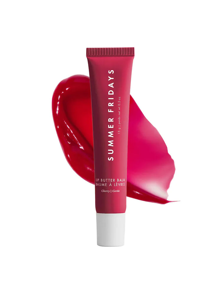 Summer Fridays Lip Butter Balm for Hydration & Shine Color Cherry