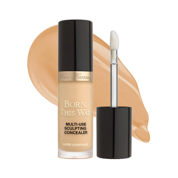 Too Faced Born This Way Super Coverage Multi-Use Concealer shade GOLDEN BEIGE  (Light with Golden Undertones)