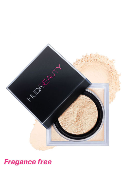 Huda Beauty Easy Bake Fragrance Free Loose Baking and Setting Powder Shade Pound Cake