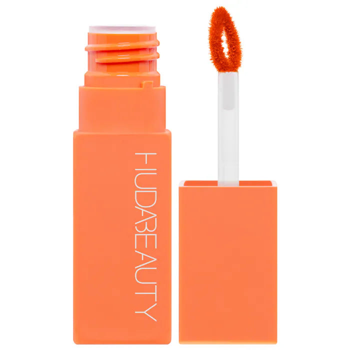 HUDA BEAUTY Lip Blush Cream Lip & Cheek Stain Color: Apricot Kiss - sheer orange