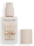 Makeup Revolution Skin Silk Serum Foundation F2-For fair skin tones with a golden undertone