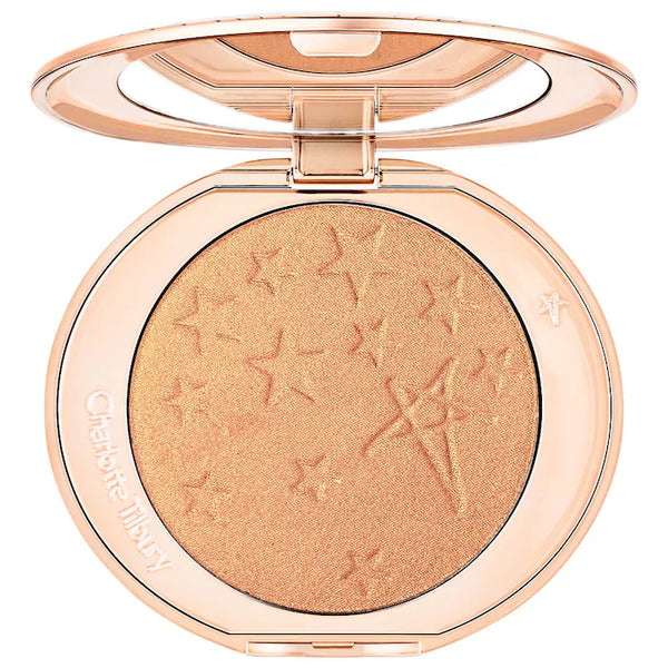 Charlotte Tilbury Glow Glide Face Architect Highlighter Shade Gilded Glow - true gold