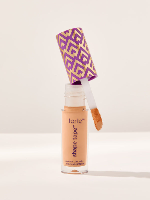 Tarte travel-size shape tape concealer full-coverage, natural matte 35H Medium Honey (medium skin with warm, peach undertones)