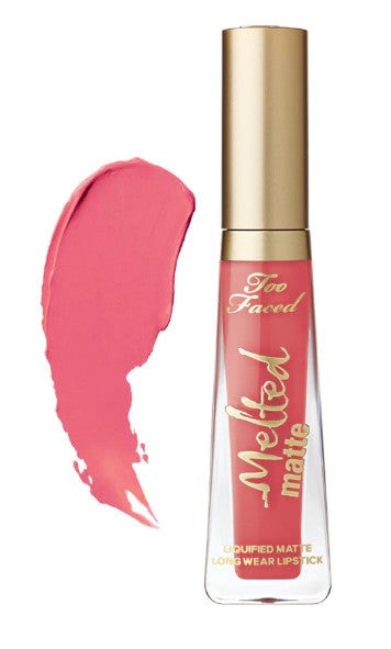 Too Faced Melted Matte Liquid Lipstick Color Strawberry Hill