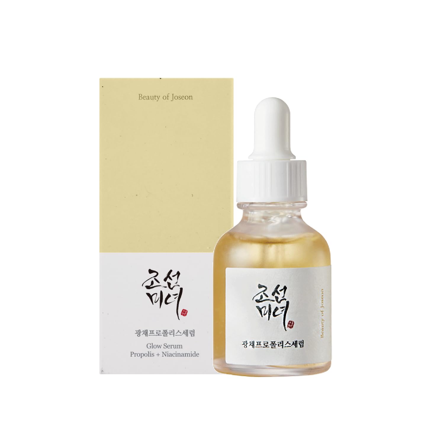 Beauty of Joseon Glow Serum Propolis and Niacinamide Kbeauty Hydrating Facial Serum Korean Moisturizer Glow Up, Uneven Skin Tone Korean Skin Care 30ml