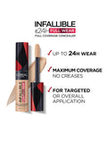 Loreal Paris Infallible Full Wear Concealer Oatmeal 345-Oatmeal