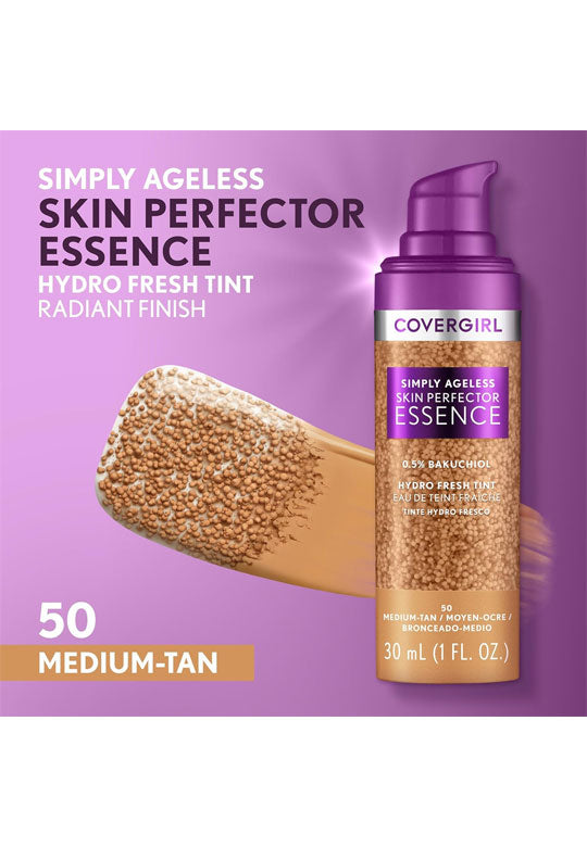 Covergirl Simply Ageless Skin Perfector Essence Shade 50-Medium Tan