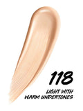 MAYBELLINE SUPER STAY UP TO 24HR SKIN TINT WITH VITAMIN C SHADE 118- Light with Warm Undertones