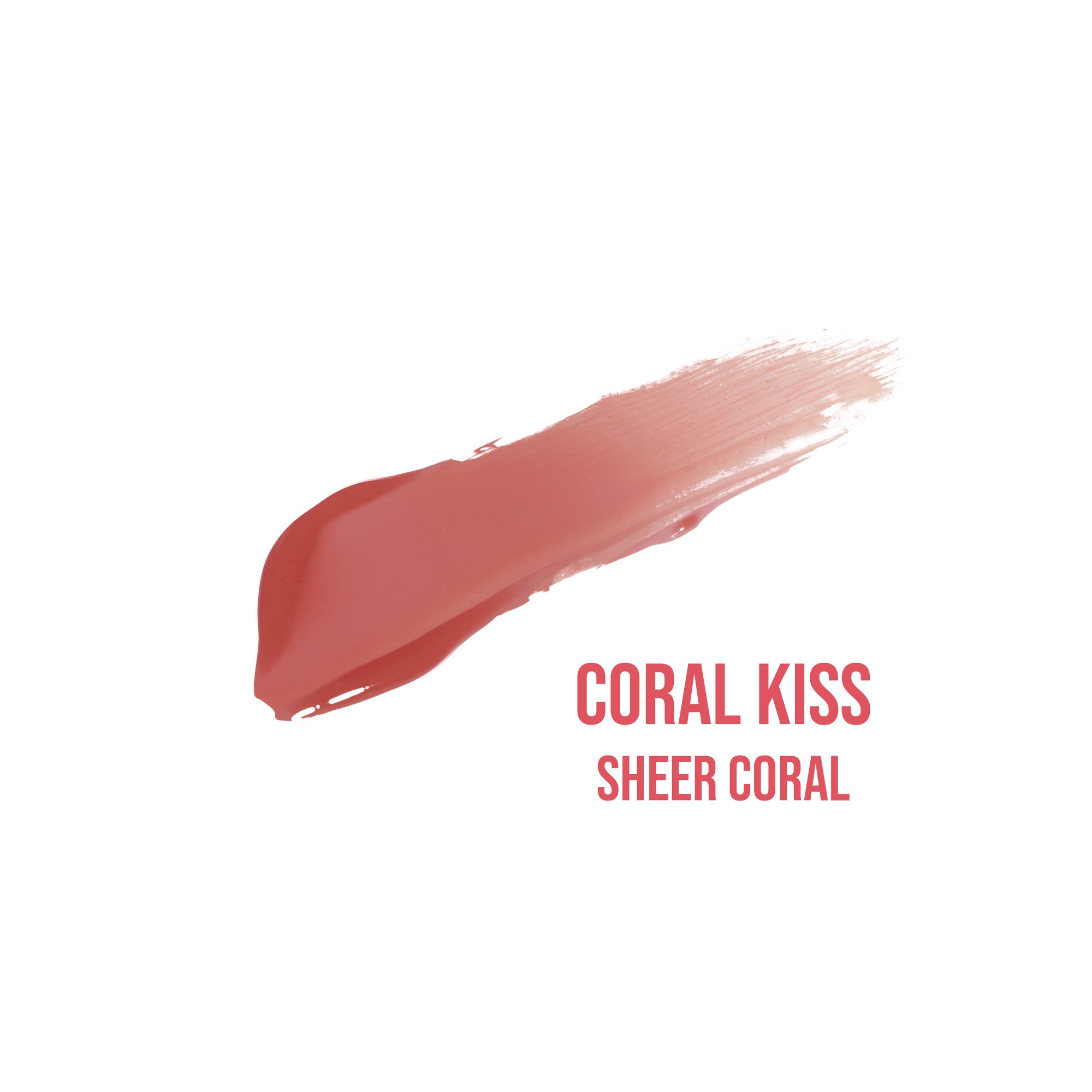 HUDA BEAUTY Lip Blush Cream Lip & Cheek Stain Color: Coral Kiss - sheer coral