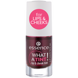 Essence what a tint! lip and cheek tint shade kiss from a rose 01