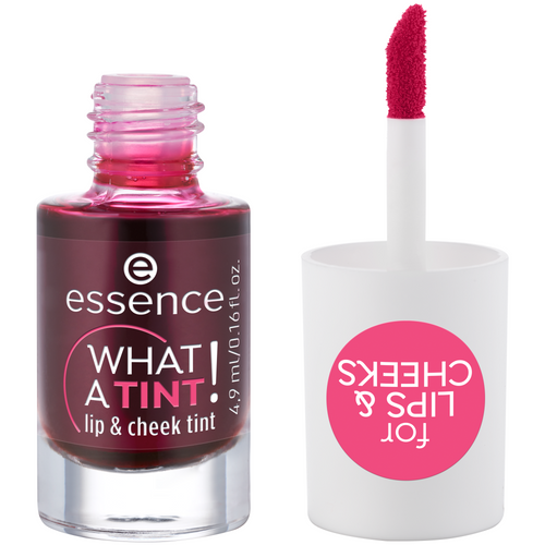 Essence what a tint! lip and cheek tint shade kiss from a rose 01