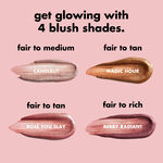 ELF HALO GLOW BLUSH BEAUTY WAND  Shade Rosé You Slay - Pink for Fair/Tan