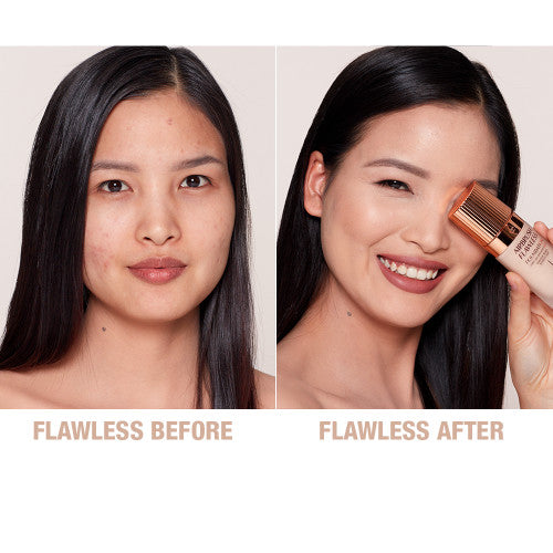 Charlotte Tilbury Airbrush Flawless Longwear Foundation Color: 4 Neutral - for fair skin with neutral undertones