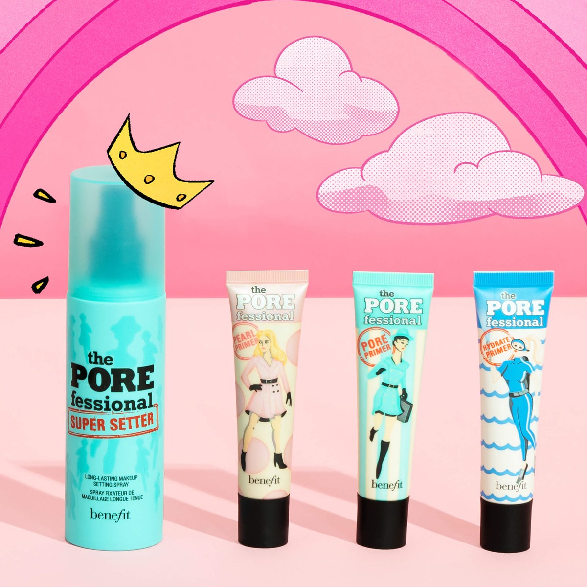 Benefit cosmetics The POREfessional: Super Setter Travel Size Mini 30ml  Long-lasting makeup setting spray without box