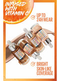 MAYBELLINE SUPER STAY UP TO 24HR SKIN TINT WITH VITAMIN C SHADE 130- Light Medium with Peach Undertone