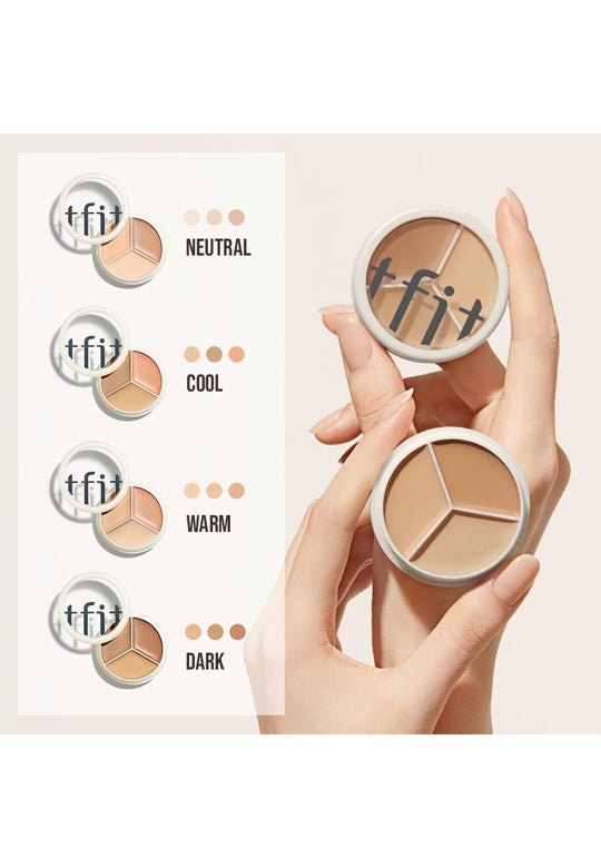 TFIT Cover Up Pro Concealer Palette Shade 03 Cool