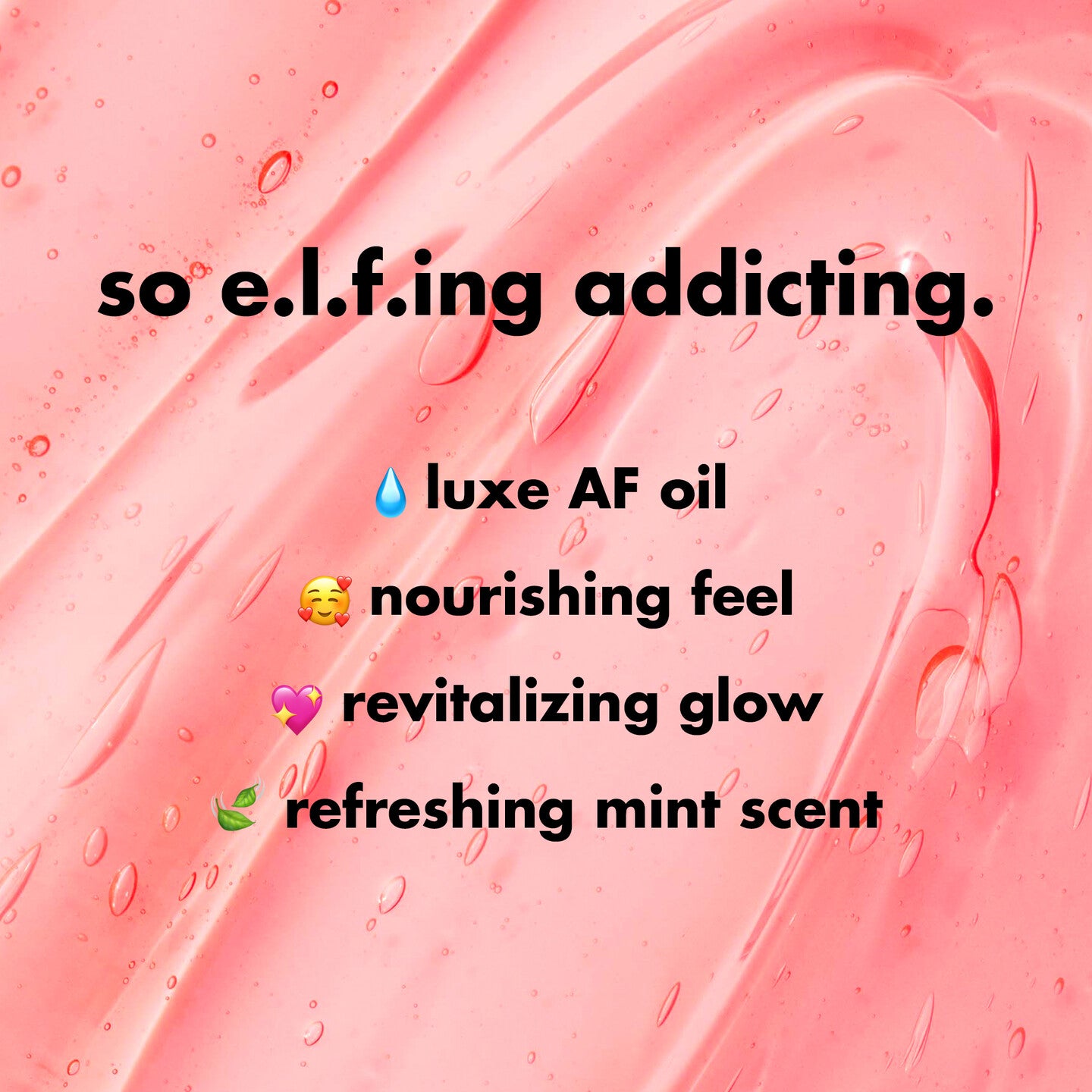 ELF Glow Reviver Lip Oil Color Rose Envy