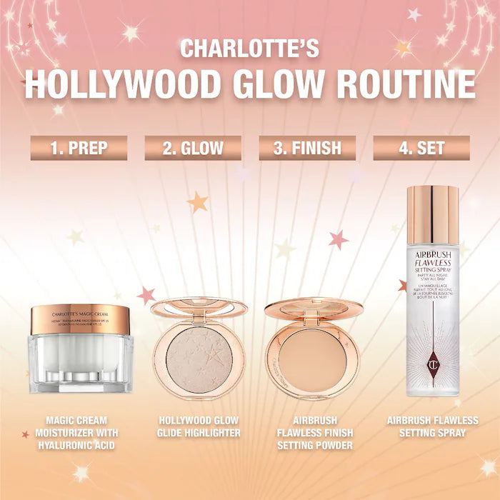 Charlotte Tilbury Glow Glide Face Architect Highlighter Shade Champagne Glow - sparkling champagne