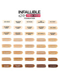 L'Oreal Paris Makeup Infallible Up to 24 Hour Fresh Wear Foundation,  420 True Beige