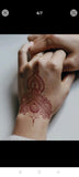 Temporary henna / mehandi tattoo design J1325