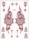 Temporary henna / mehandi tattoo design J1391