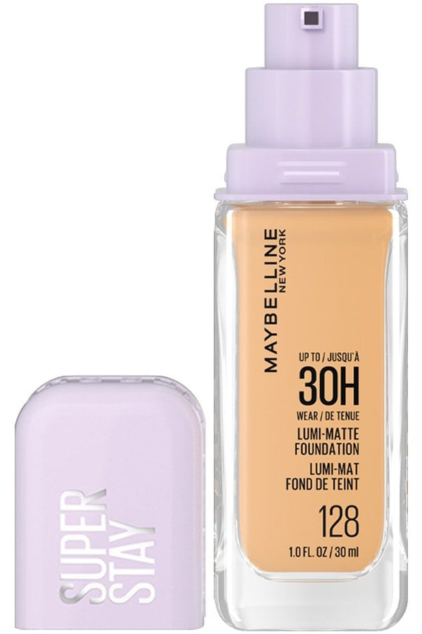 Maybelline Super Stay Lumi-Matte Foundation makeup 128