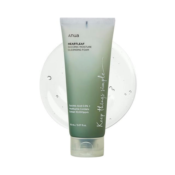 Anua-Heartleaf Succinic Moisture Cleansing Foam 150ml