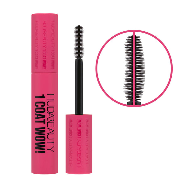 HUDA BEAUTY 1 one COAT WOW! Extra Volumizing and Lifting Mascara full size