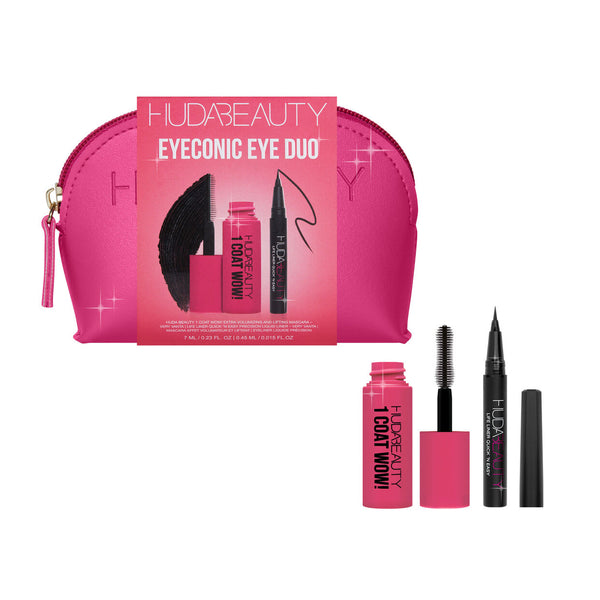 Huda beauty Eyeconic Eye Duo( mini liner and mascara )