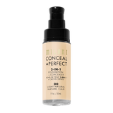 Milani CONCEAL + PERFECT 2-IN-1 FOUNDATION AND CONCEALER 00 Light Neutral (Fair with Warm Peach undertone)