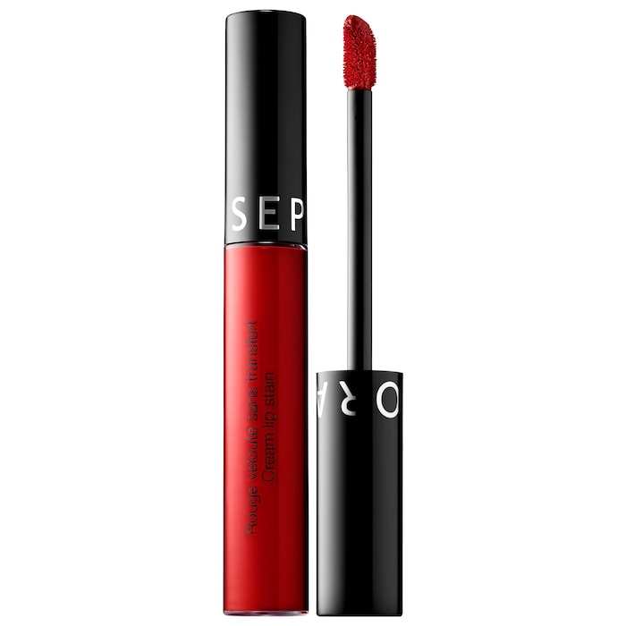 SEPHORA COLLECTION
Cream Lip Stain Liquid Lipstick MINI Color: 96 Red Velvet - matte velvet red