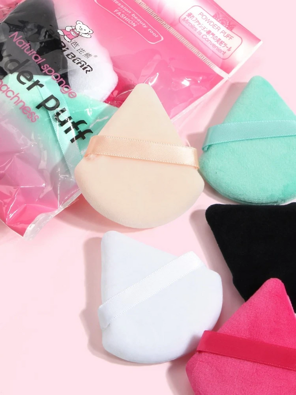 Makeup Puff Triangle MULTI COLOR single