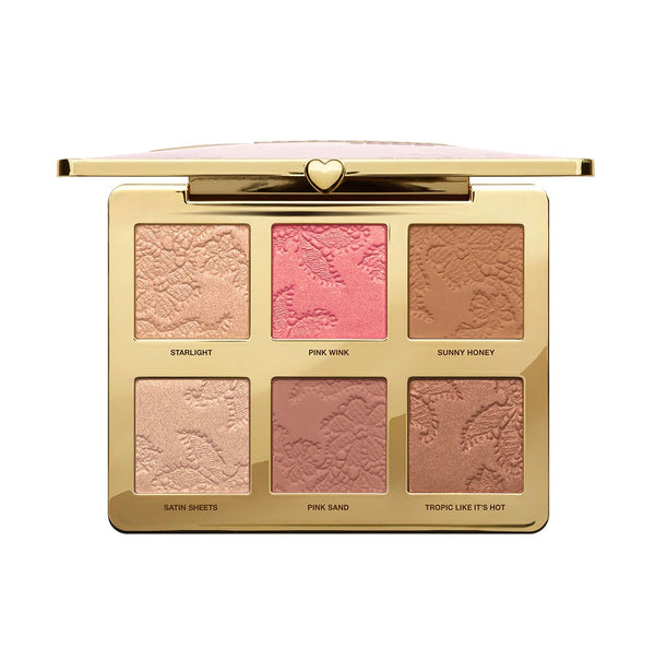 Too Faced Natural Face Highlight, Blush, & Bronzing Veil Face Palette