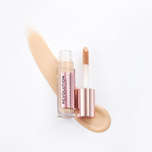 Revolution Conceal and Define Full Coverage Conceal And Contour Shade C6 – For Fair Or Light Skin Tones With A Neutral Undertone