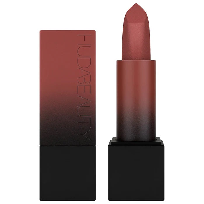 Huda Beauty Power Bullet Matte Lipstick Third Date A Rebellious Rosewood (Warm Toned)