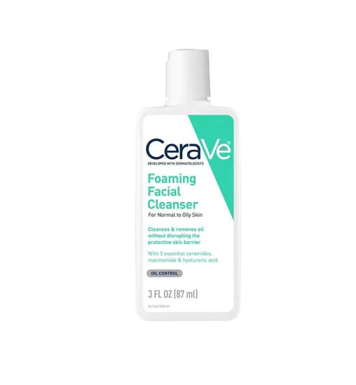 CeraVe Foaming Facial Cleanser for Normal to Oily Skin 87ml