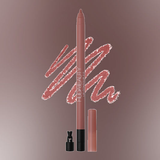 Huda Beauty Lip Contour 2.0 Automatic Matte Lip Pencil Shade PINKY BROWN