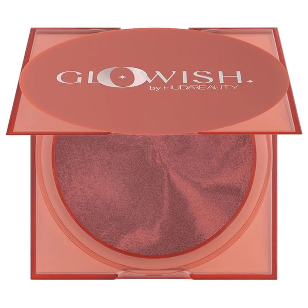 GloWish by Huda Beauty Cheeky Vegan Blush Powder Color 03 Berry Juicy - Rich Toned Berry