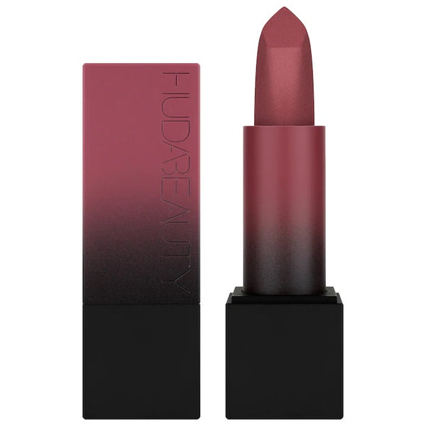 Huda Beauty Power Bullet Matte Lipstick Pool Party A Daring and Distinguished Berry (Cool Toned)