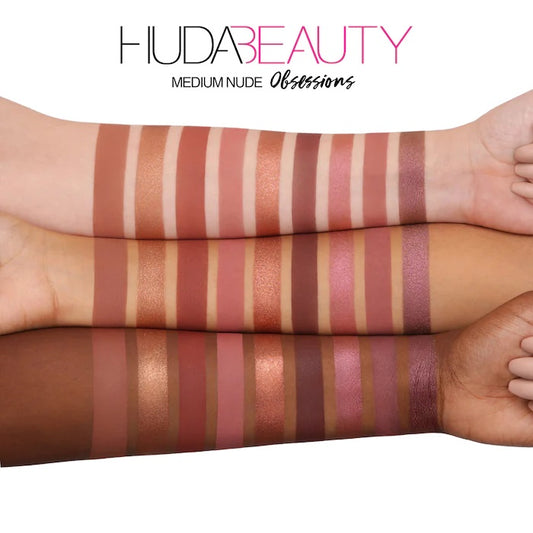 Huda Beauty Nude Obsessions Eyeshadow Palette Color Nude Medium