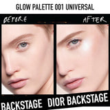 DIOR BACKSTAGE GLOW FACE PALETTE 001 UNIVERSAL (Multi-use illuminating makeup palette - highlight and blush)