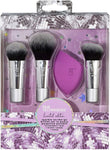 Real Techniques Sparkle-On-The-Go Mini Brush and Sponge Trio Make-Up Set