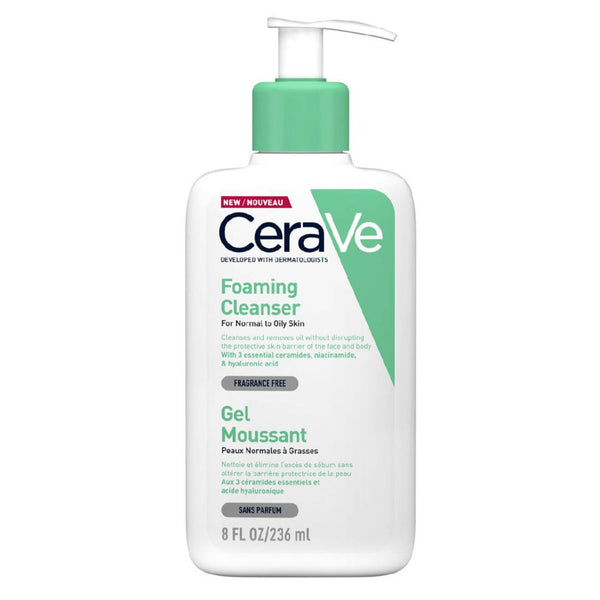 CeraVe Foaming Cleanser with Niacinamide for Normal to Oily Skin 236ml